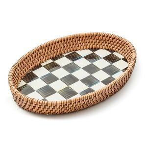 MacKenzie-Childs Brown and Black Vanity Tray